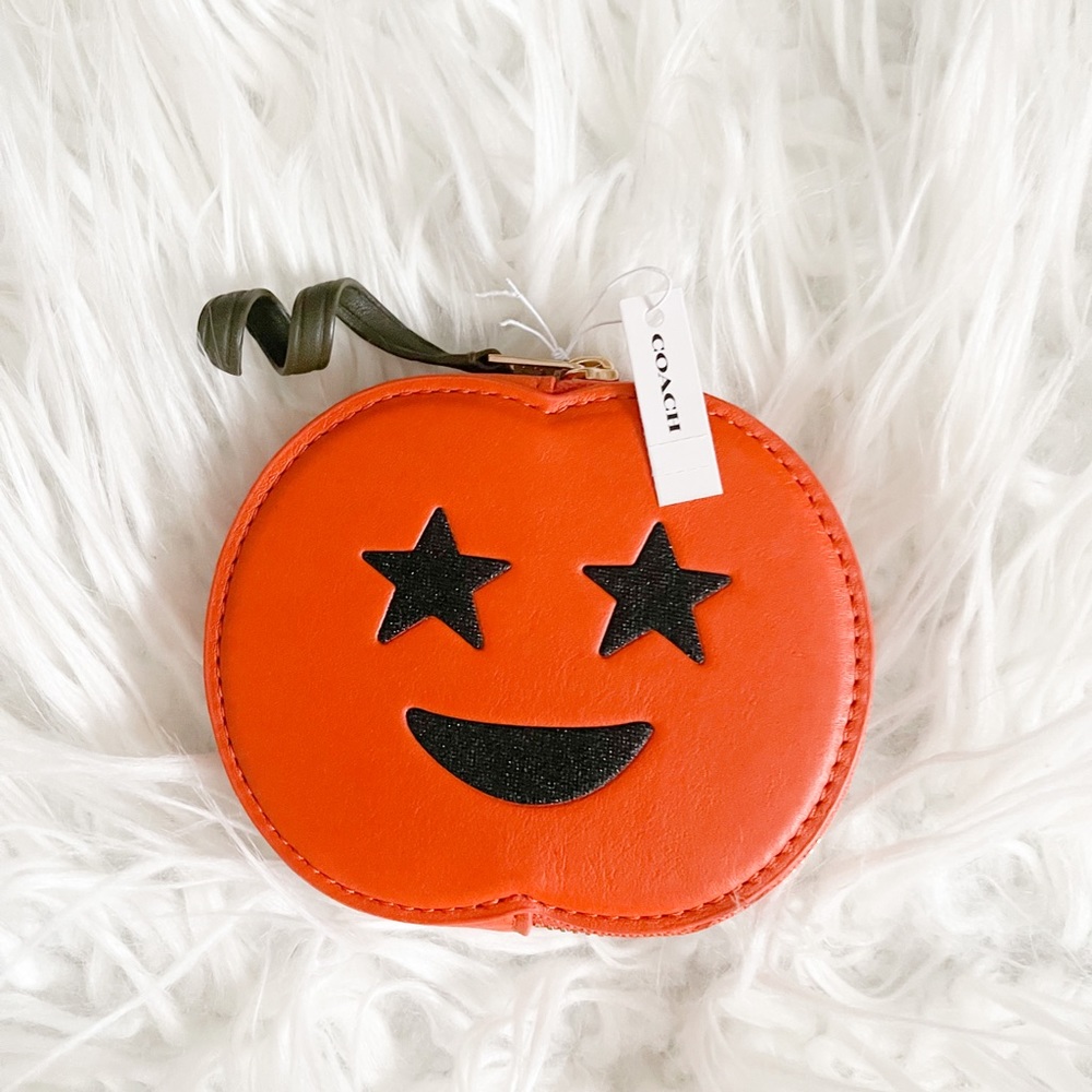Coach Jack-o-lantern coin purse